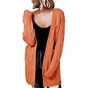 Dokotoo Women Long Cardigan Open Front Knit