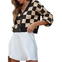 Dokotoo Womens Cardigans Soft Long Sleeve Cable