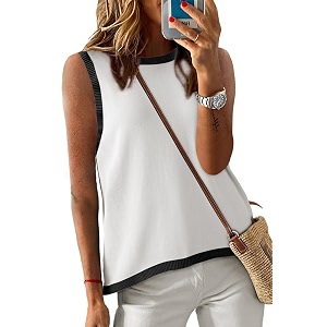 Dokotoo Womens Summer Tops 2026 Casual Striped