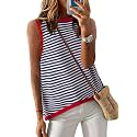Dokotoo Womens Summer Tops 2026 Casual Striped