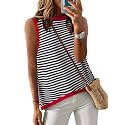 Dokotoo Womens Summer Tops 2026 Casual Striped