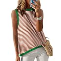 Dokotoo Womens Summer Tops 2026 Casual Striped