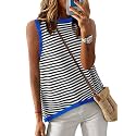 Dokotoo Womens Summer Tops 2026 Casual Striped