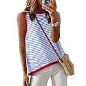 Dokotoo Womens Summer Tops 2026 Casual Striped