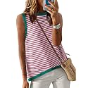 Dokotoo Womens Summer Tops 2026 Casual Striped
