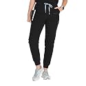 DOLAN Hope 11-Pocket CORE Womens Scrub Jogger Pant, High Waisted, Elasticated Drawcord Waistband, Soft and Durable