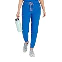 DOLAN Hope 11-Pocket CORE Womens Scrub Jogger Pant, High Waisted, Elasticated Drawcord Waistband, Soft and Durable