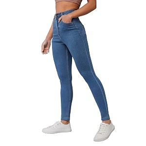 Dolce Crudo Distressed High Rise Skinny Jeans