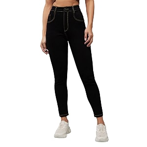 Dolce Crudo Distressed High Rise Skinny Jeans