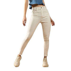 Dolce Crudo Distressed High Rise Skinny Jeans