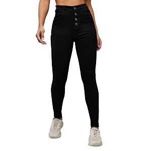 Dolce Crudo Distressed High Rise Skinny Jeans