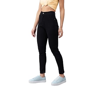 Dolce Crudo Distressed High Rise Skinny Jeans