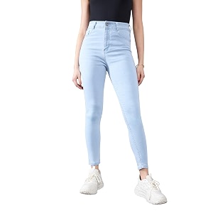 Dolce Crudo Distressed High Rise Skinny Jeans