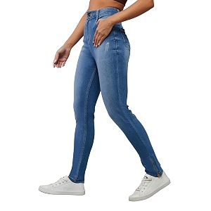 Dolce Crudo Distressed High Rise Skinny Jeans