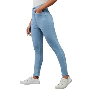 Dolce Crudo Distressed High Rise Skinny Jeans