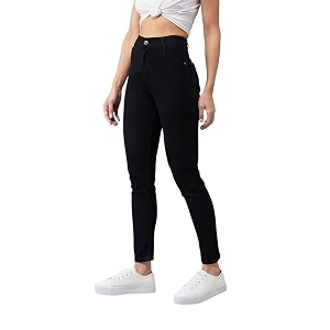 Dolce Crudo Distressed High Rise Skinny Jeans