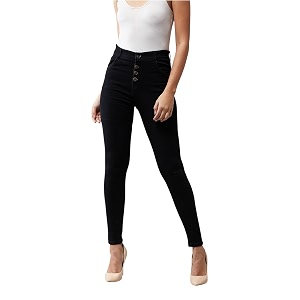 Dolce Crudo Distressed High Rise Skinny Jeans