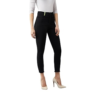 Dolce Crudo Distressed High Rise Skinny Jeans