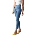Dolce Crudo Distressed High Rise Skinny Jeans