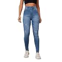 Dolce Crudo Distressed High Rise Skinny Jeans
