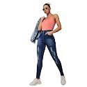 Dolce Crudo Distressed High Rise Skinny Jeans