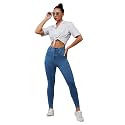 Dolce Crudo Distressed High Rise Skinny Jeans