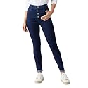 Dolce Crudo Distressed High Rise Skinny Jeans