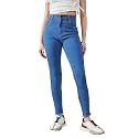 Dolce Crudo Distressed High Rise Skinny Jeans