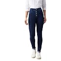Dolce Crudo Distressed High Rise Skinny Jeans