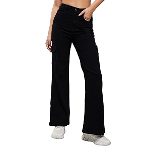 Dolce Crudo High Rise Wide Leg Jeans