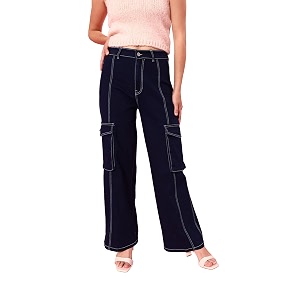 Dolce Crudo High Rise Wide Leg Jeans