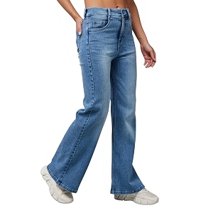 Dolce Crudo High Rise Wide Leg Jeans
