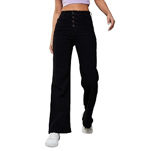 Dolce Crudo High Rise Wide Leg Jeans
