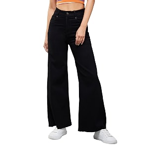 Dolce Crudo High Rise Wide Leg Jeans