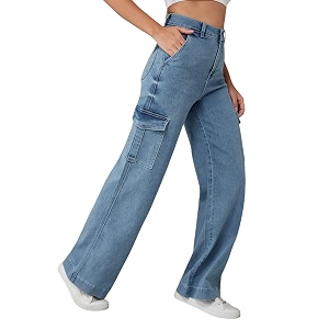 Dolce Crudo High Rise Wide Leg Jeans