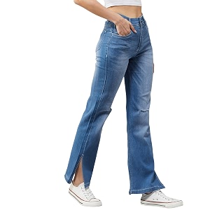 Dolce Crudo High Rise Wide Leg Jeans