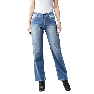 Dolce Crudo High Rise Wide Leg Jeans