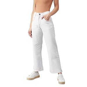 Dolce Crudo High Rise Wide Leg Jeans