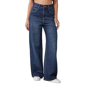 Dolce Crudo High Rise Wide Leg Jeans