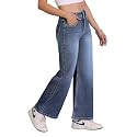 Dolce Crudo High Rise Wide Leg Jeans