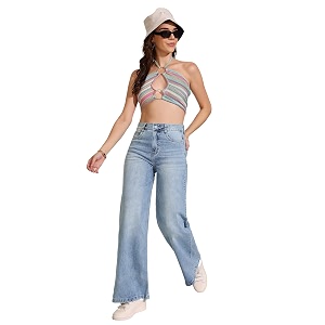Dolce Crudo Straight High Rise Jeans for
