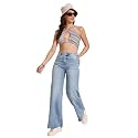 Dolce Crudo Straight High Rise Jeans for
