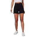 Dolce Crudo Women's Flared High-Rise Stretchable Denim Maxi Skirt