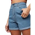 Dolce Crudo Women's Flared High-Rise Stretchable Denim Maxi Skirt