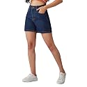 Dolce Crudo Women's Flared High-Rise Stretchable Denim Maxi Skirt