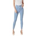 Dolce Crudo Women39s Light Blue Skinny High-Rise