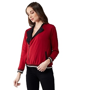 Dolce Crudo Womens Maroon Round Neck Full
