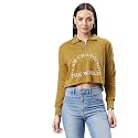 Dolce Crudo Women39s Olive Round Neck Full