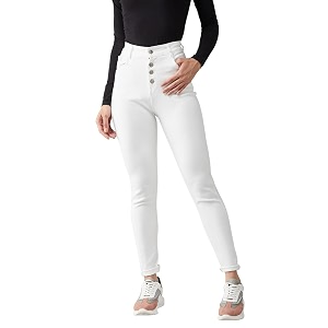 Dolce Crudo Womens Skinny Fit High Rise