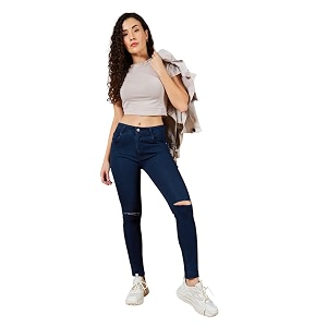 Dolce Crudo Womens Skinny Fit High Rise